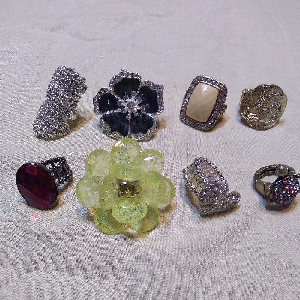 NWOT, Eight Rings, Most Adjustable Fit, Various Styles & Designs, Claire… - Picture 1 of 12